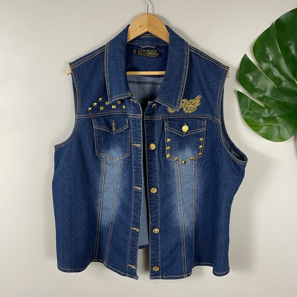 Coogi Denim Vest